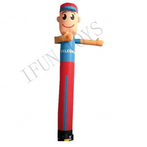 Outdoor Inflatable Greeter Waving Man / Inflatable Welcome Air Dancer / Inflatable Tube Man Sky Dancer for Advertising