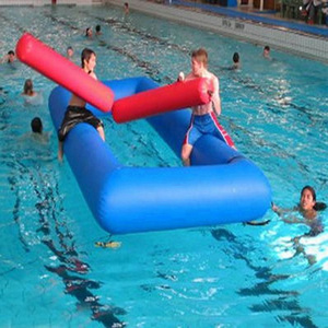 Water play inflatable aqua joust / water gladiator sticks games for sale