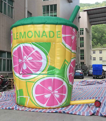 Popular outdoor inflatable lemonade concession booth carnival party inflatable stand booth tent for sale