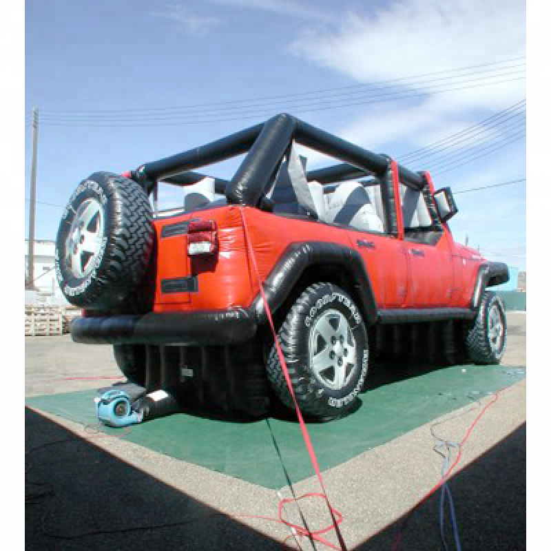 inflatable jeep wrangler/Advertising inflatable jeep car / giant inflatable jeep car model