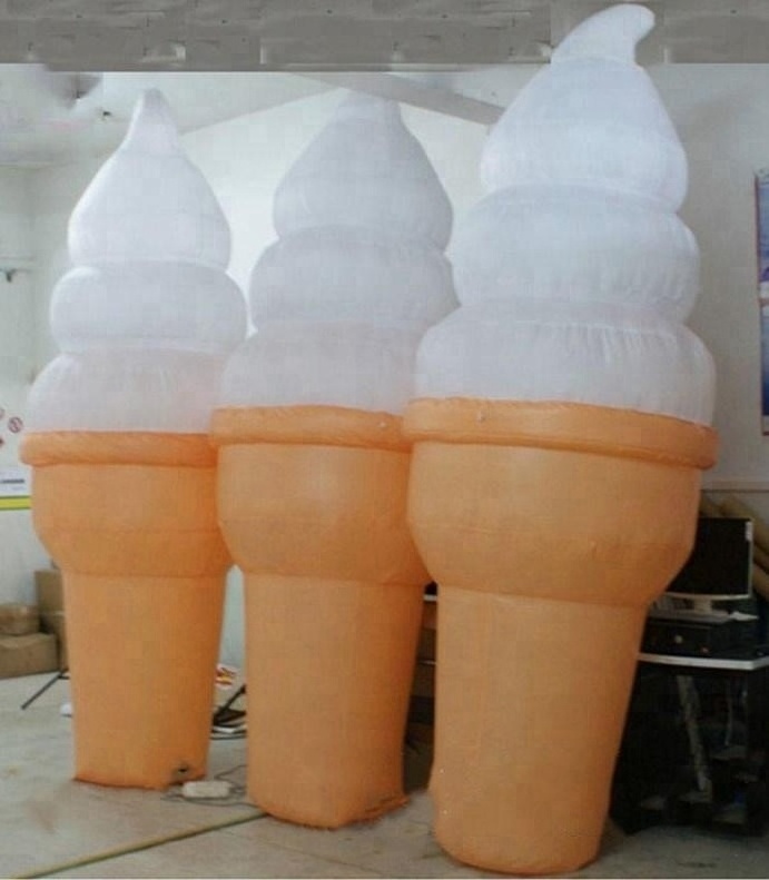 2018 Giant inflatable ice cream cone for advertising/Inflatable ice cream model