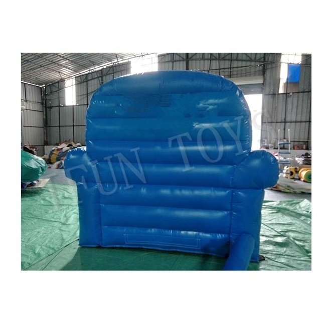 Durable PVC Tarpaulin Inflatable King Throne / Inflatable Sofa Chair / Inflatable Furniture Sofa Set