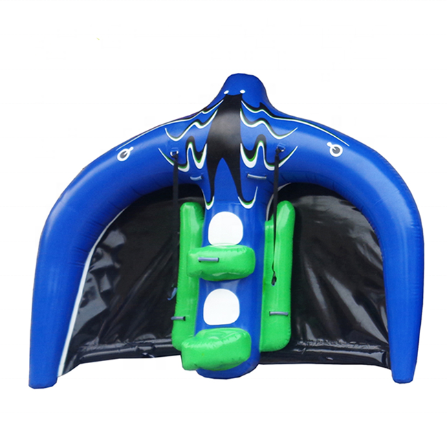 Hot sale inflatable flying manta/inflatable flying Kite Tube boat/inflatable flying manta ray for water sport game