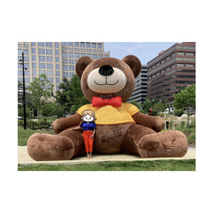 Stuffed Animal Toys Inflatable Plush Bear Cartoon Toy for Advertising Park Decoration