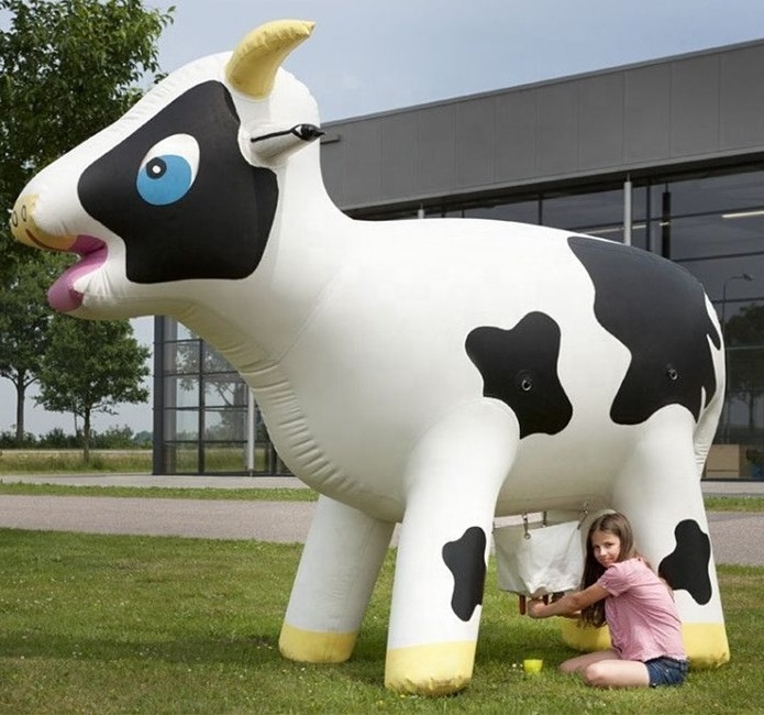 2018 Hot sale giant inflatable cow balloon/large inflatable cow model/inflatable bull for advertising