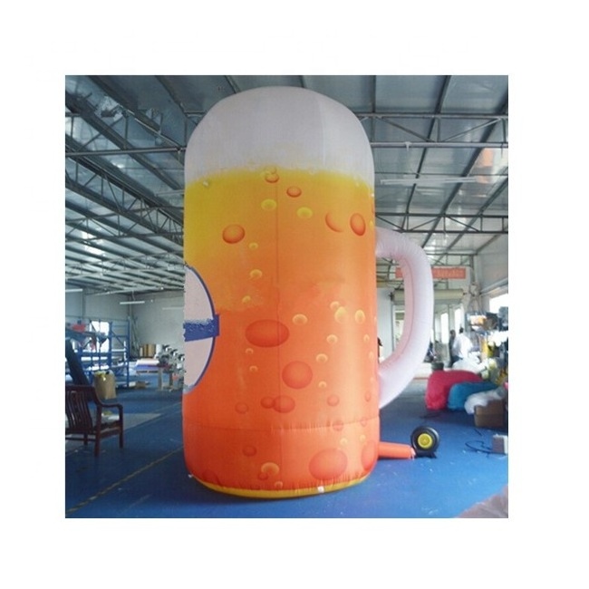 Customized Giant inflatable beer mug/inflatable beer bottle/inflatable beer glass for Oktoberfest advertising