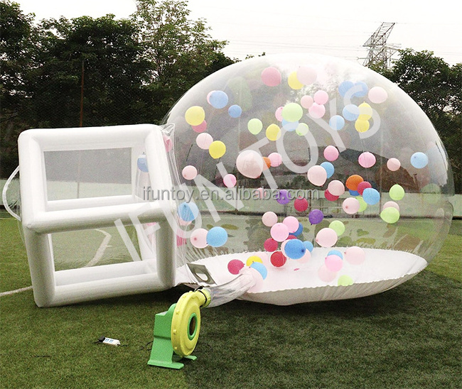 Giant Clear Inflatable Crystal Igloo Dome Bubble Tent and Transparent Inflatable Bubble Balloons House