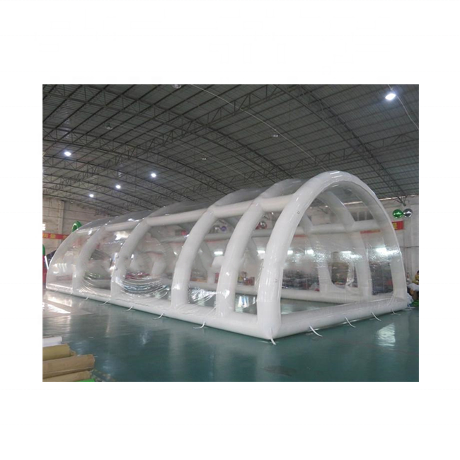 Giant inflatable swimming pool cover tent/clear inflatable bubble dome tent /inflatable swimming pool enclosures