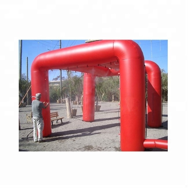 outdoor events cooling misting stations/portable inflatable misters/Inflatable misting tents for rental