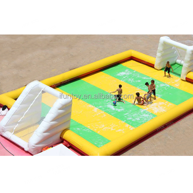 Outdoor Human Foosball Inflatable Human Table Soccer Slip n Slide Football for Team Building Games