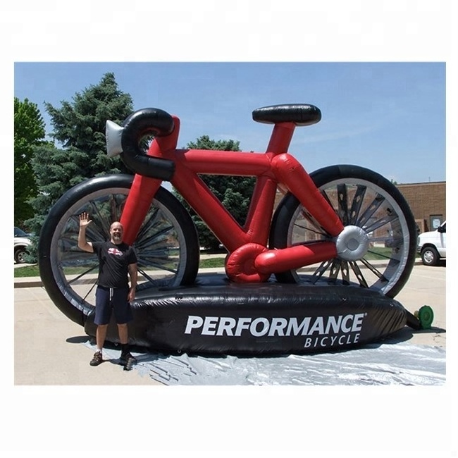 inflatable bike model for outdoor advertising /giant inflatable bicycle for sale