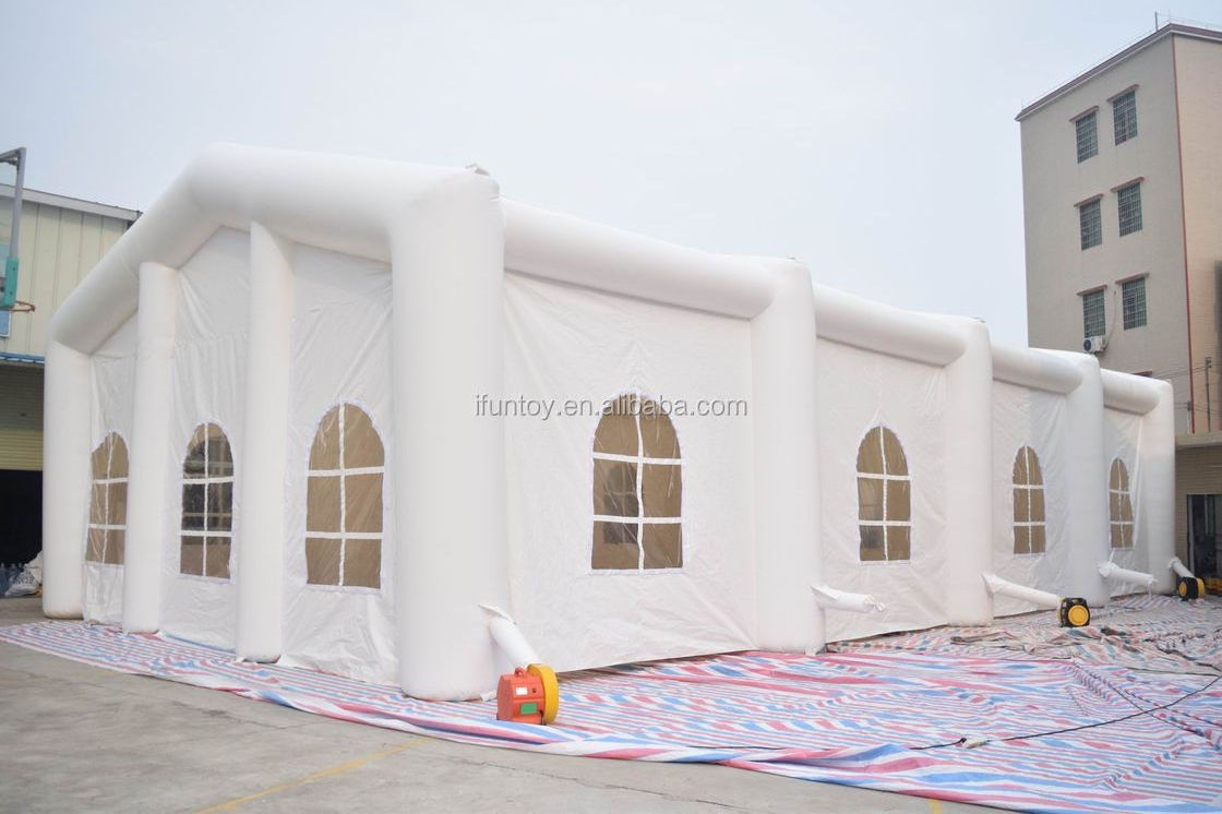 Giant Christian religion Dathedral Tent inflatable Church / Chapel For Event Banquet Wedding