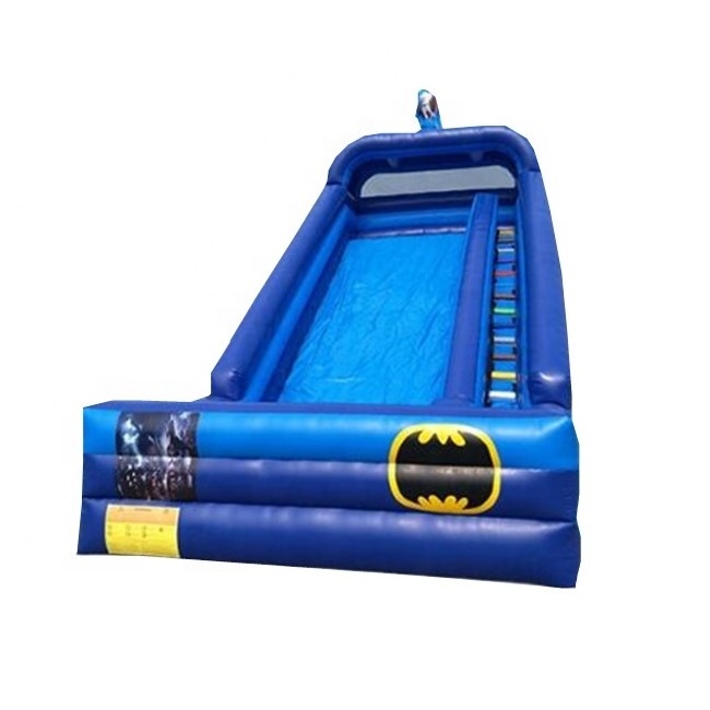 Inflatable Superhero themed Slide / Cheap Outdoor Inflatable Dry Slide / Inflatable Landslide for Kids