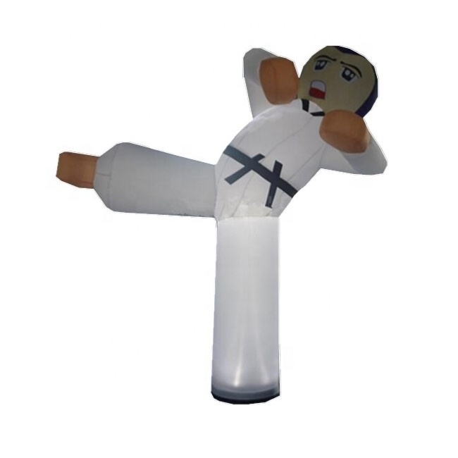 Inflatable Taekwondo Kick Boy /Inflatable Karate Guy/Inflatable Karate Boy Cartoon for Advertising