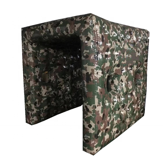 Funny inflatable cs paintball bunkers/ inflatable tactical paintball bunker wall for shooting or archery games