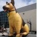 Realistic Advertising Inflatable Customized Cartoon Animals husky Model Funny Puppy Dog Wolf Dog