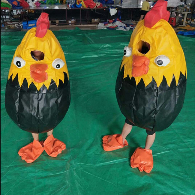 High quality inflatable chicken sumo Suits/sumo wrestling suit with chicken shape for kids and adults