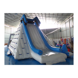 Lake Inflatable Iceberg Water Toys / Ocean Aquatic Inflatables Climbing Iceberg Float Water Slide for Kids and Adults