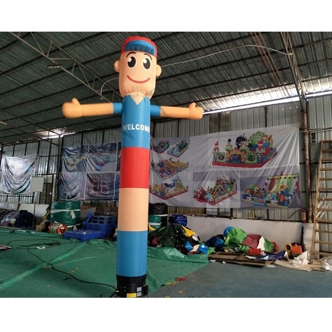 Outdoor Inflatable Greeter Waving Man / Inflatable Welcome Air Dancer / Inflatable Tube Man Sky Dancer for Advertising