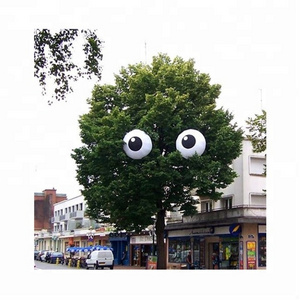 Attractive giant inflatable eyeballs for tree decoration / inflatable hanging eyeballs/halloween eyeball decorations