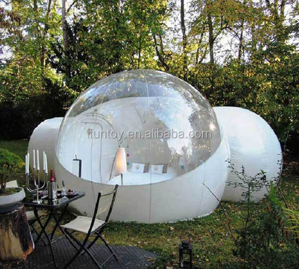 inflatable balloon clear tent / outdoor camping bubble tent