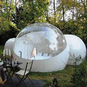 inflatable balloon clear tent / outdoor camping bubble tent