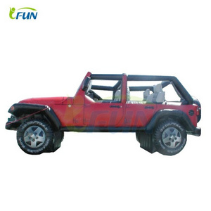 inflatable jeep model/ inflatable jeep wrangler/ inflatable advertising jeep model for event