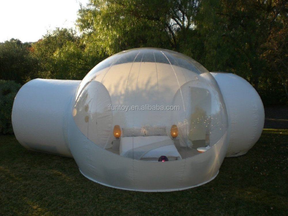 inflatable balloon clear tent / outdoor camping bubble tent