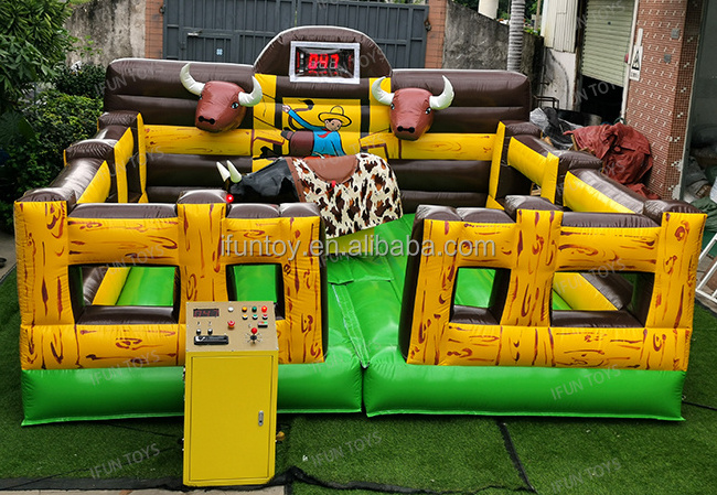 Adult Entertainment Mech Inflatable Toro Mecnico Mechanical Bull Rodeo Ride Machine for Sale