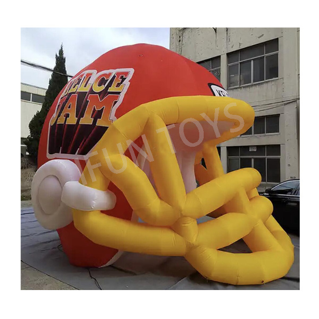 NFL Sport Decoration Large Football Inflatable Helmet Inflatable Advertising Helmet Tunnel