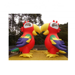 Colorful inflatable parrot/inflatable bird model/ giant inflatable animal for advertising