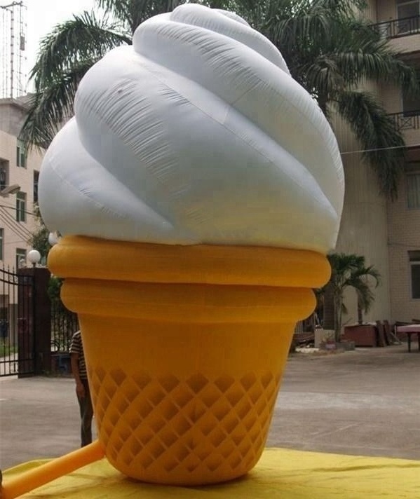 2018 Giant inflatable ice cream cone for advertising/Inflatable ice cream model