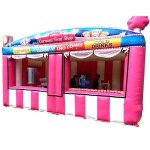 Customized inflatable carnival treat shop/ Inflatable Concession Stand/ Inflatable ice cream booth for sale