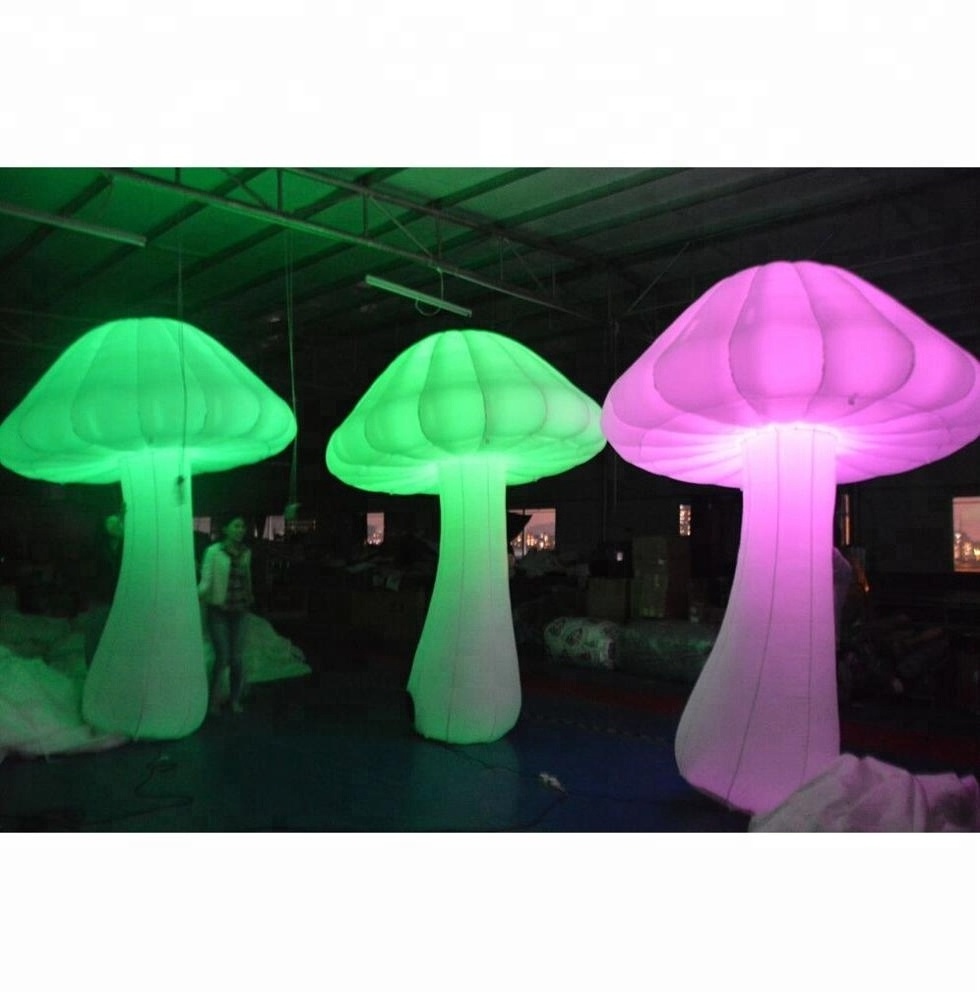 Beauty Inflatable Lighting Mushroom for Party Decoration/Giant Inflatable Mushroom for sale