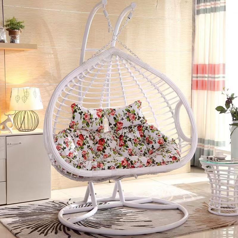 Modern Outdoor Patio Swing Chair two seat patio swing wicker swing chair wholesale Double Pole Hanging Basket