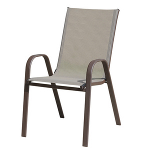 Garden Furniture Cheap Metal Bistro Chair Mesh Dining Chair Outdoor Patio Chairs