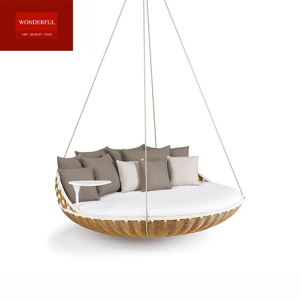 Wholesale Outdoor New Style Hammock Swing Chair Rattan Stand Hanging