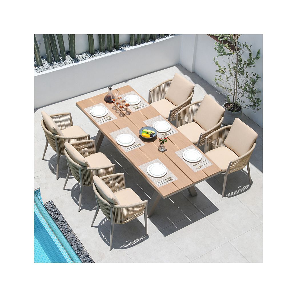 Premium Luxury Outdoor Table and Chairs Set Garden Furniture for Ultimate Comfort, Perfect for Patios, Decks and Balconies