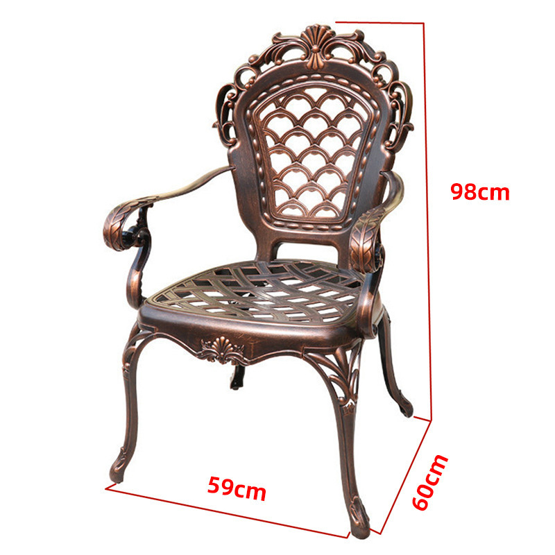 Best Cast Aluminum Patio Furniture Set - Garden Tables Set with Metal Aluminium Chair