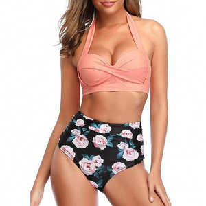 OEM sexy 12 year old girl bikini 2019 high cut brazilian swimsuit