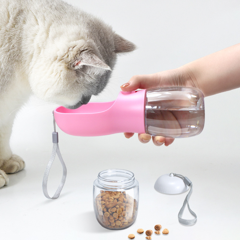 Pet Travel Bowl Leak Proof Water Feeder Cat Food and Water Dispenser Portable Dog Water Bottle for Walking Pet Travel Supplies