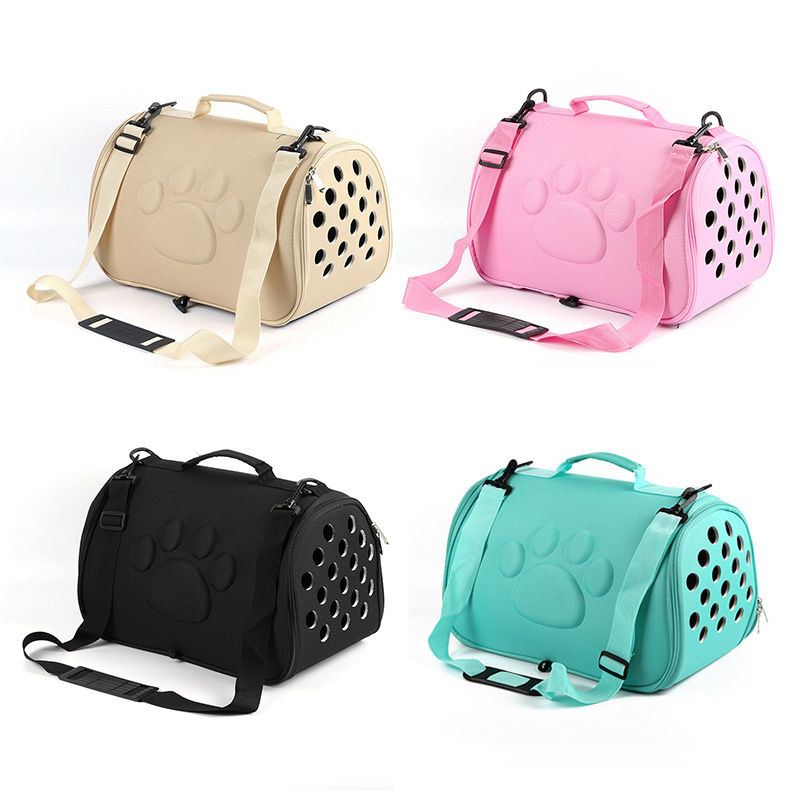 Dog Bag Luxury Cat Outdoor Carriers Shoulder Bags for Dogs Kitty Carriers Widened Straps Travel Messenger Bag Pets Accessories