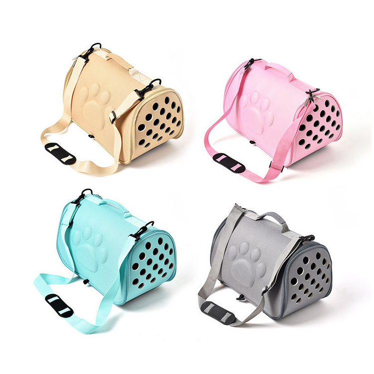 Dog Bag Luxury Cat Outdoor Carriers Shoulder Bags for Dogs Kitty Carriers Widened Straps Travel Messenger Bag Pets Accessories