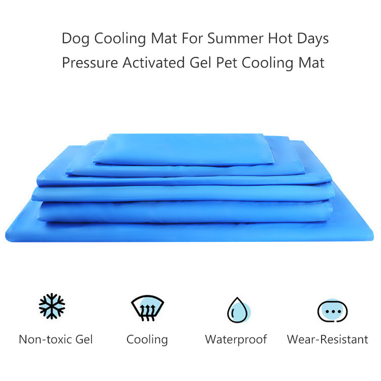 Dog Cooling Mat Pressure Activated Gel Cooling Pad for Dogs and Cats Perfect for Hot Summer Days Pet accessories