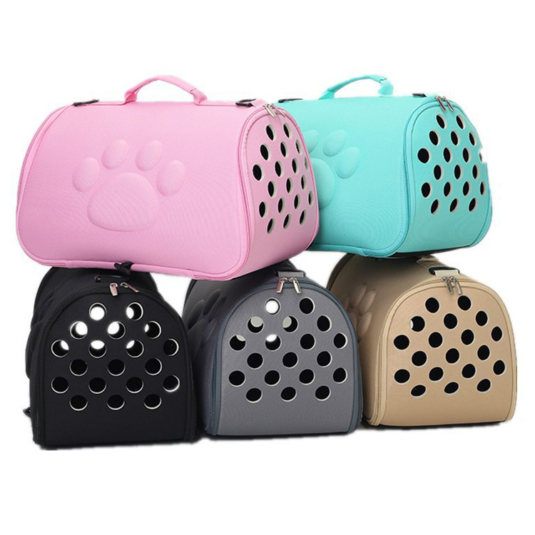 Dog Bag Luxury Cat Outdoor Carriers Shoulder Bags for Dogs Kitty Carriers Widened Straps Travel Messenger Bag Pets Accessories