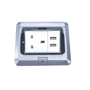 2.1A 5V USB charger BS pop up floor socket   box /Qmark  UK power floor socket /Saudi Arabia and Kuwait hot sell floor  plug