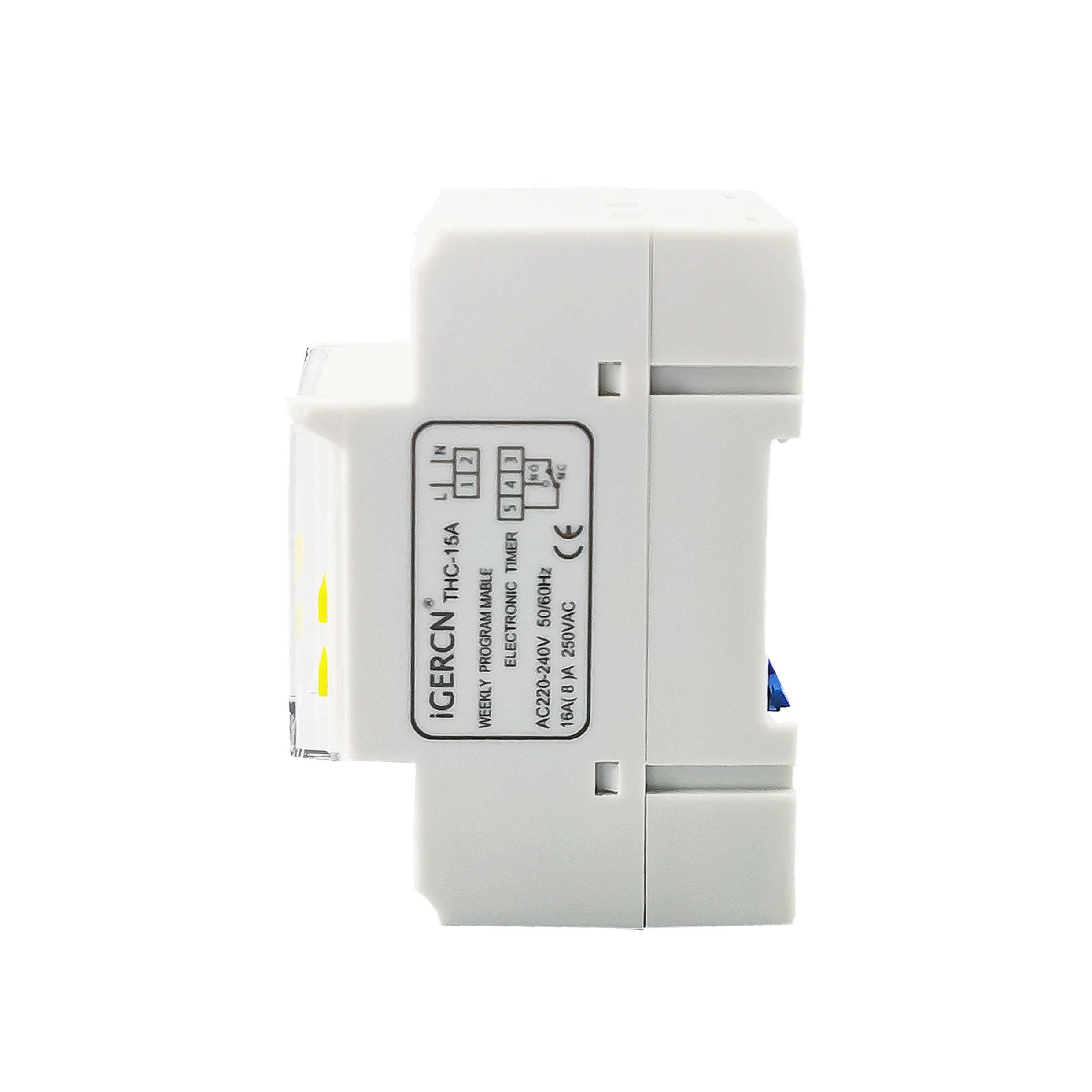 din rail mount THC-30F 24V DC Timer Relay bell control seconds Time programming  Daily  AUTO Programmable Timer Switch Digital