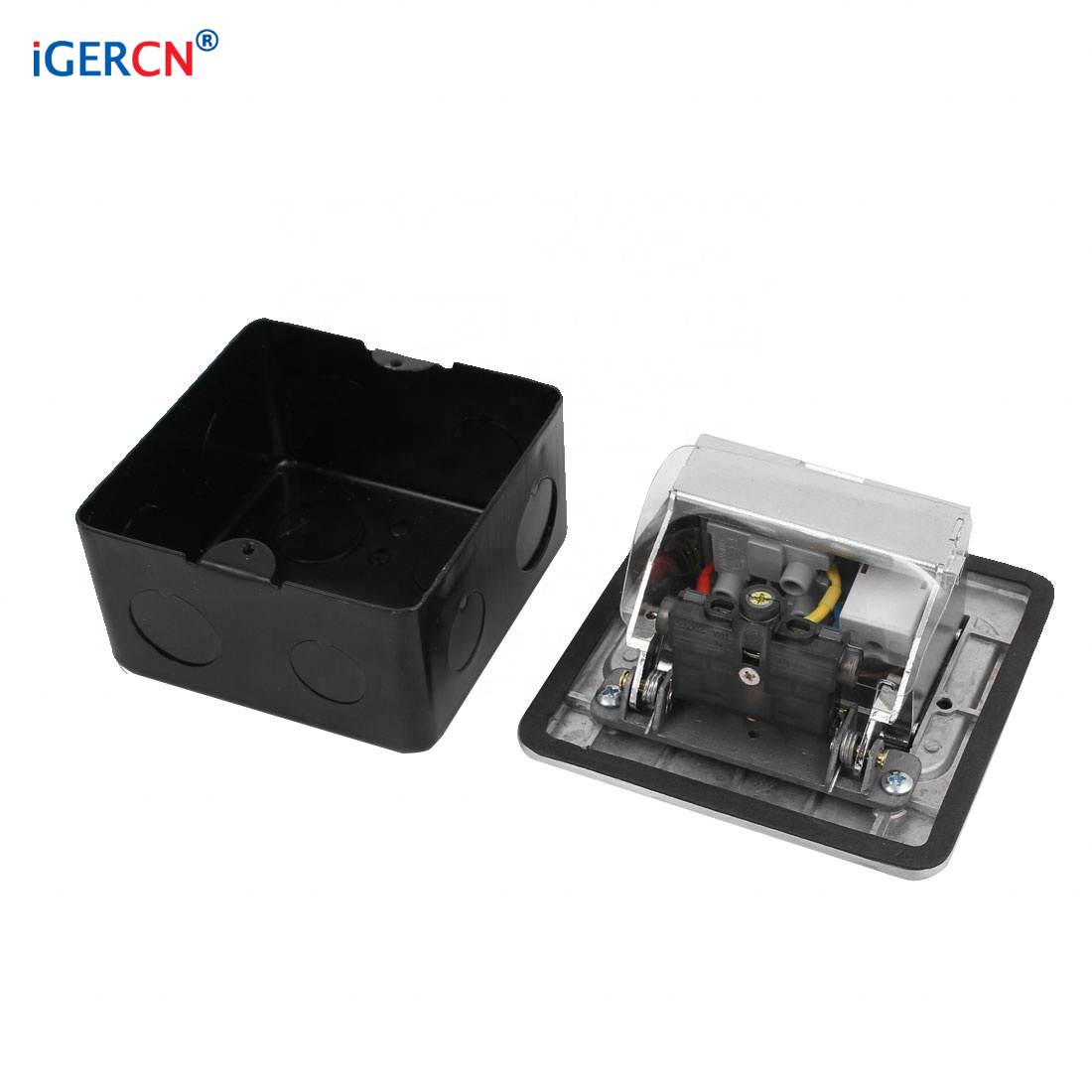 240V 13A BS pop up floor socket   box /Qmark  UK power floor socket /Saudi Arabia and Kuwait hot sell floor socket plug