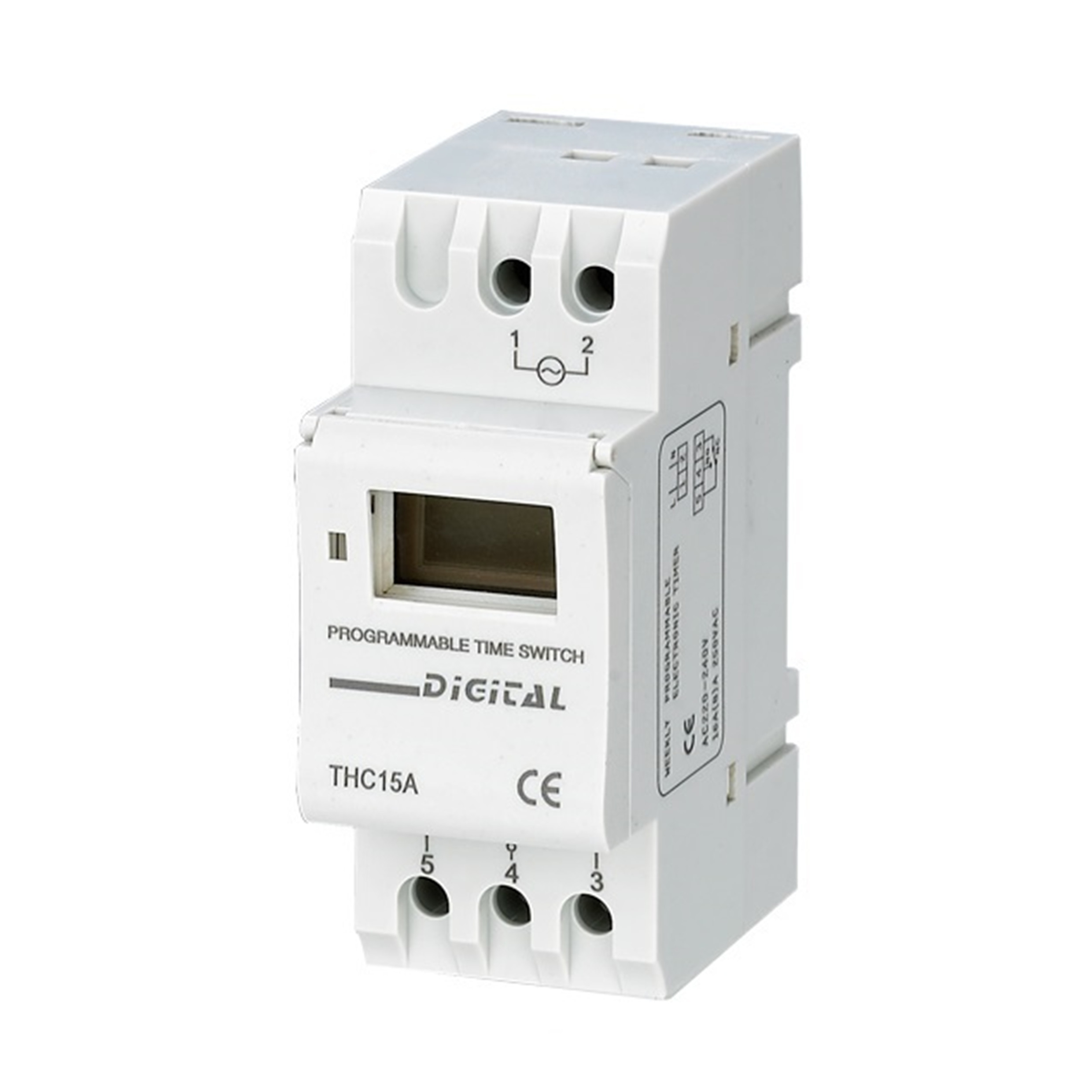 48V/DC 20amp THC-20A hot sailing lighting time switch   programmable large LCD timer switch  control switch