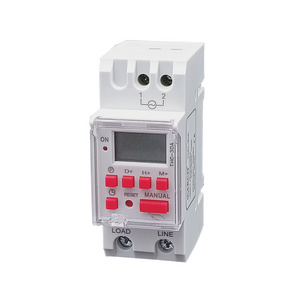 din rail mount THC-30F 24V DC Timer Relay bell control seconds Time programming  Daily  AUTO Programmable Timer Switch Digital